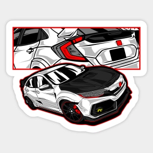 japanese street car Sticker